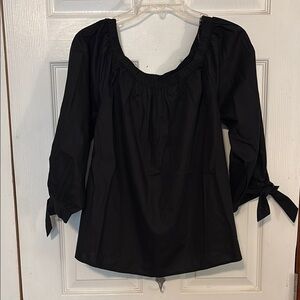 Loft Black Women's Top NWT